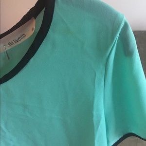 Aqua blouse